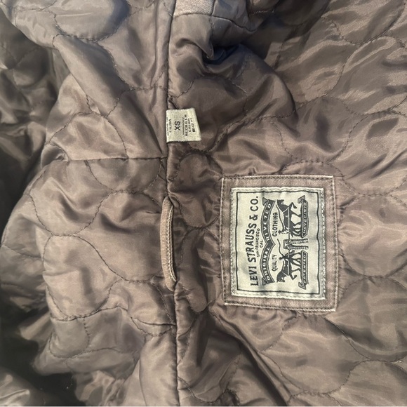 Levi's Women's Hooded Military Jacket in Gray. Size Small. Worn Once. - Picture 9 of 11